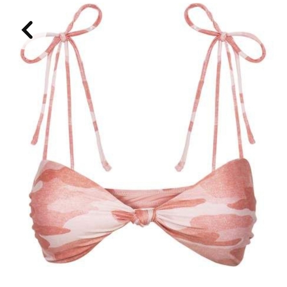 Vix Paula Hermanny Camu Tied Knot Bikini Top & Cheeky Bottom, 8 - Picture 3 of 14